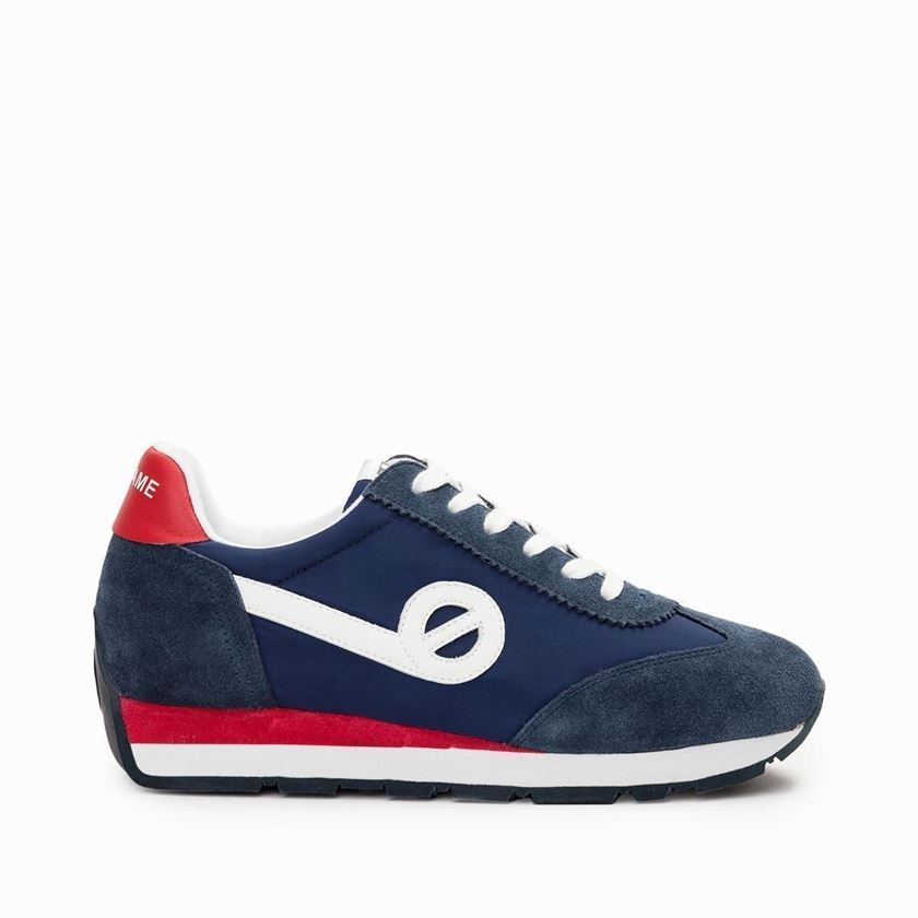 Chaussures bleue à talon bas des années 20 - Retro Verso