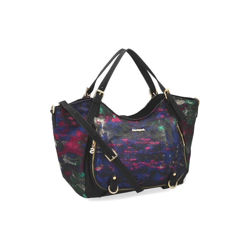 Cabas et sac shopping femme Desigual bols sputnik rotterdam bleu