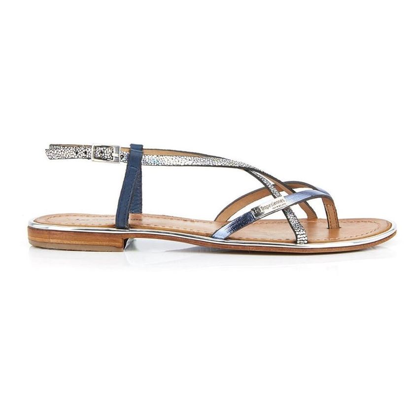 Sandales femme Les tropeziennes par m b monaco bleu VoShoes
