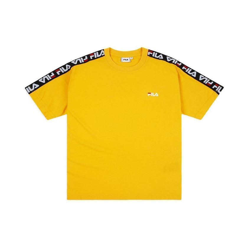 Tshirts et polos femme Fila women adalmiina tee jaune VoShoes
