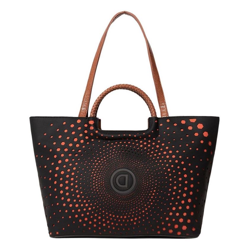 Sac cabas desigual noir clearance