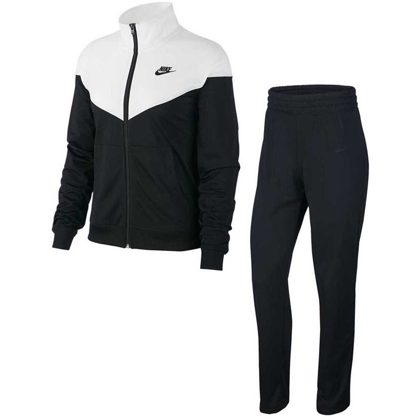 Survetements femme femme Nike w nsw trk suit pk noir