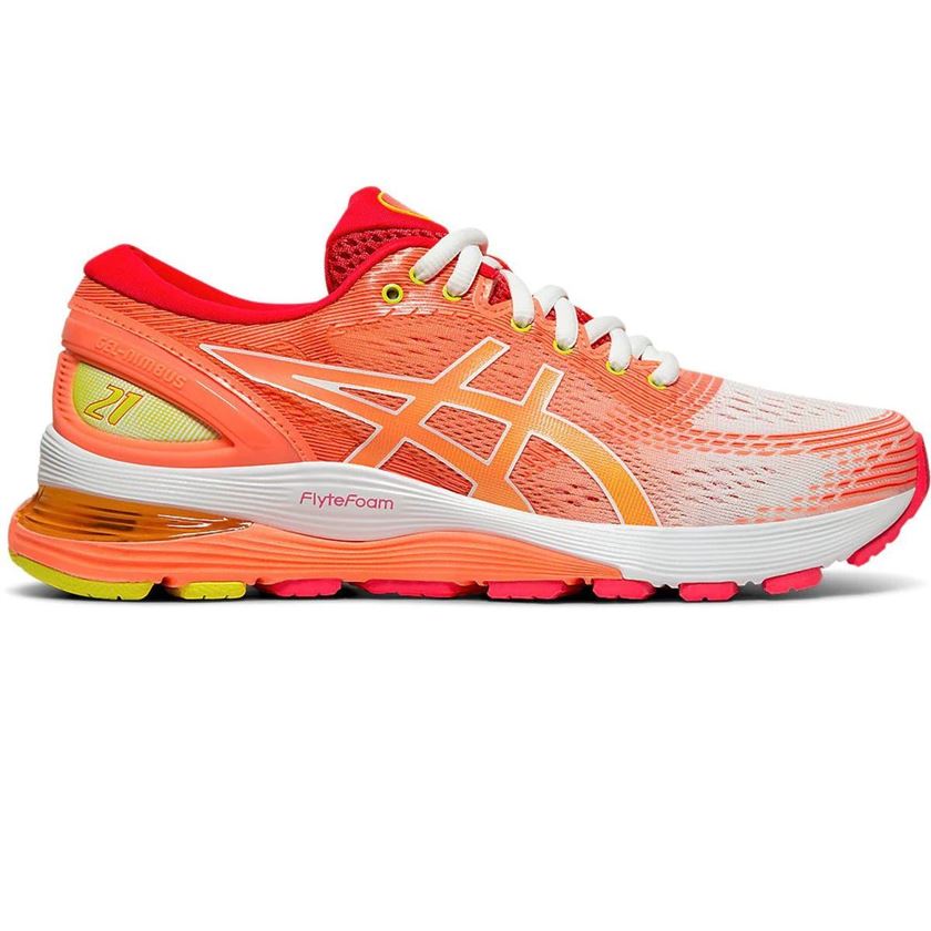 Stemmen breedte Afkorten Chaussures de sport femme Asics gel nimbus 21 shine w rose | VoShoes