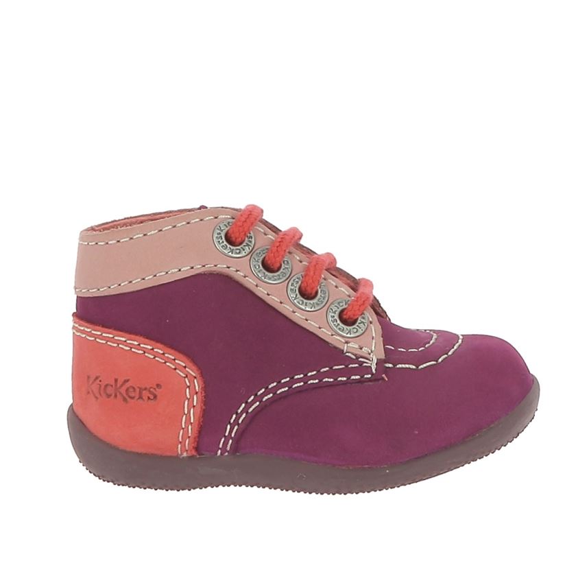 Bottines fille Kickers bonbon violet