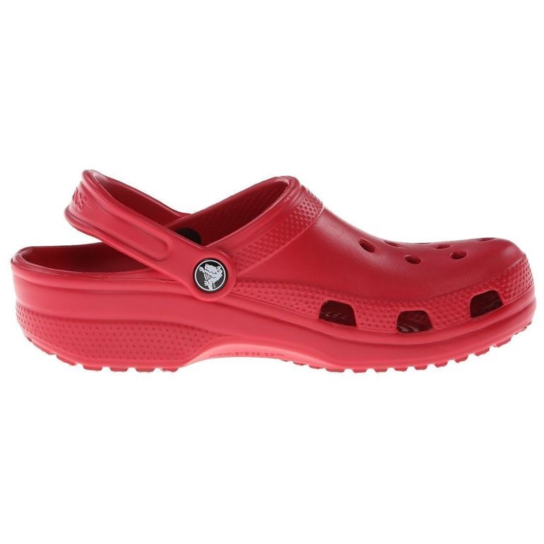 Mules femme Crocs classic rouge VoShoes