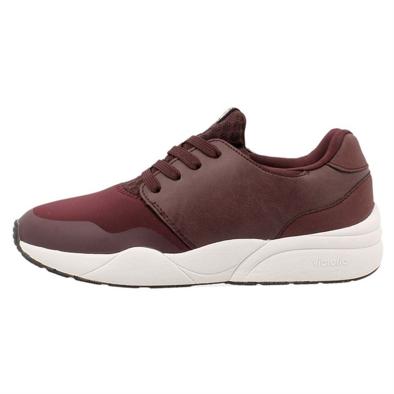 Baskets mode femme Victoria 1140100 bordeaux VoShoes