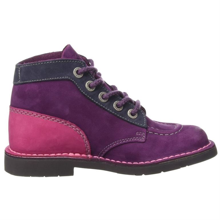 Kickers boots, bottines violet fille