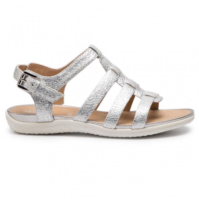 Sandales femme Geox vega argent