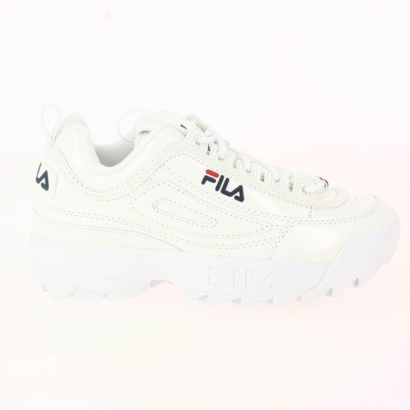 Baskets mode femme Fila disruptor m low blanc VoShoes