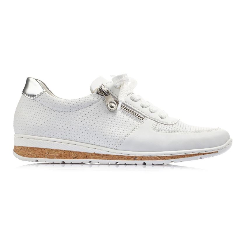 Baskets mode femme Rieker graziela blanc