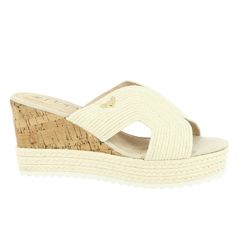 Mules femme Les petites bombes lidy beige VoShoes