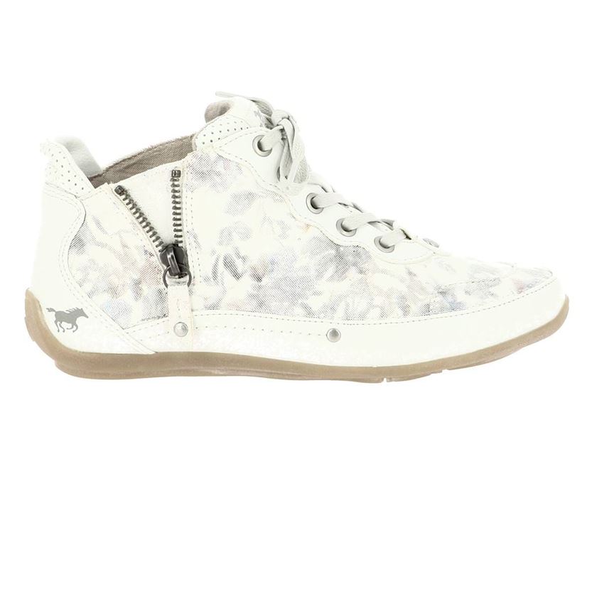 Baskets / sneakers Femme Blanc Mustang : Baskets / Sneakers