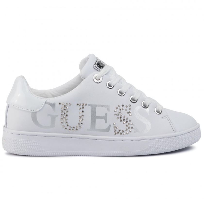 Baskets mode femme Guess riderr active lady blanc