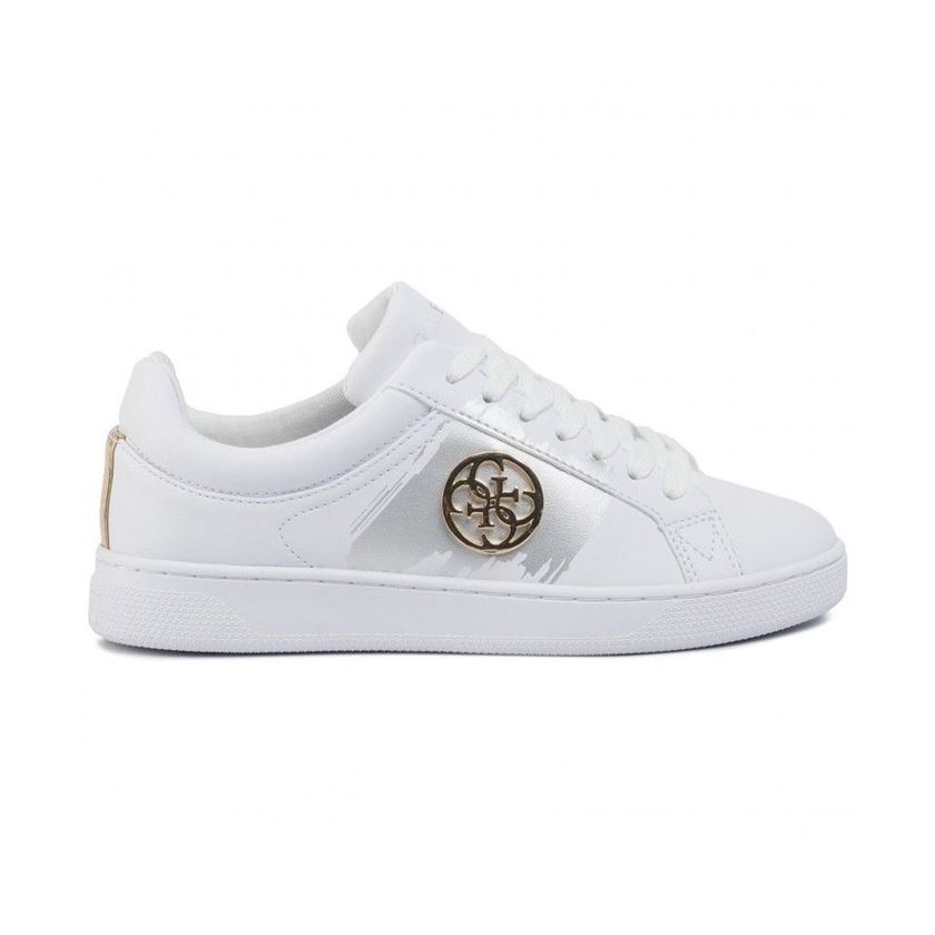 Baskets mode femme Guess hektoreactive ladyleath blanc