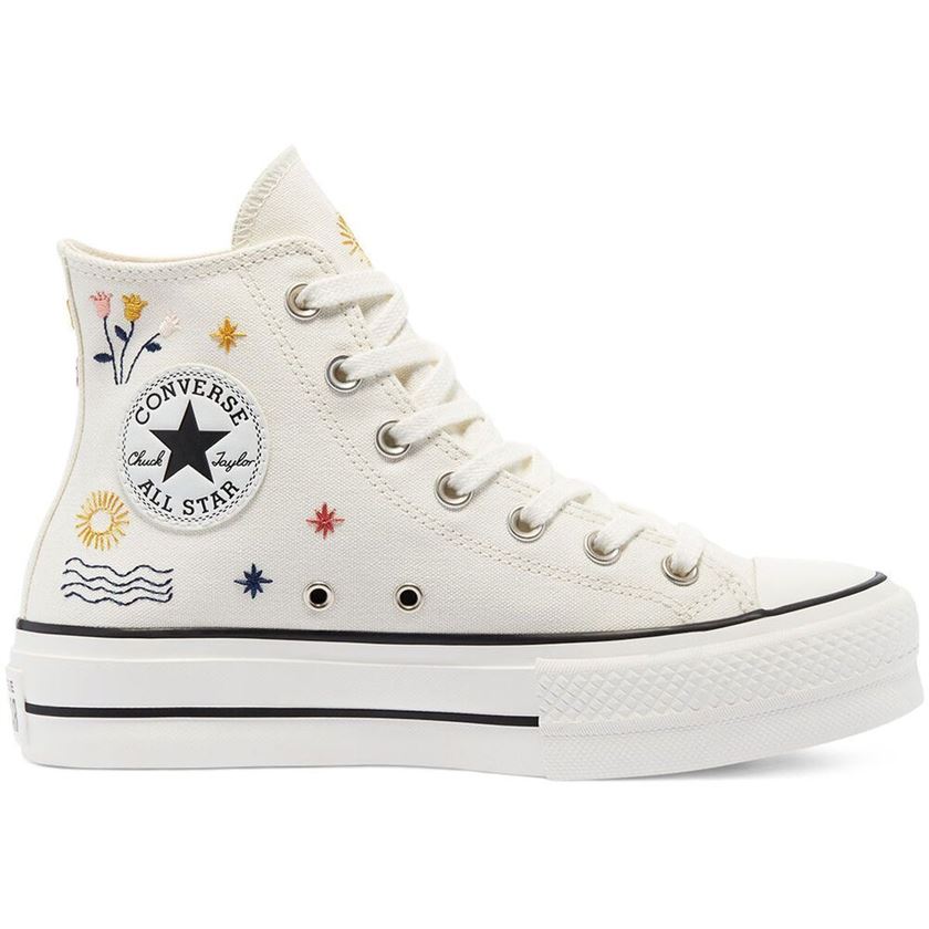 Baskets mode femme Converse chuck taylor all star lift blanc