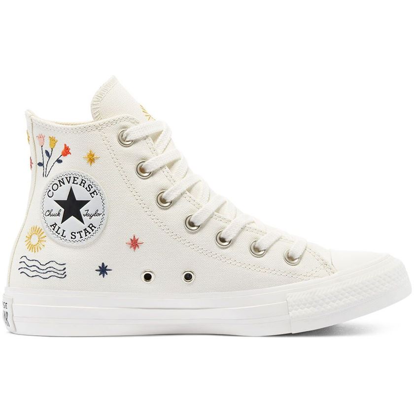 Baskets mode femme Converse chuck taylor all star hi blanc