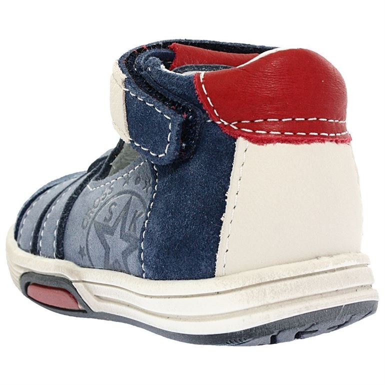 431-91483-5058 24700:Bleu/Cuir/Cuir/Caoutchouc/Bleu