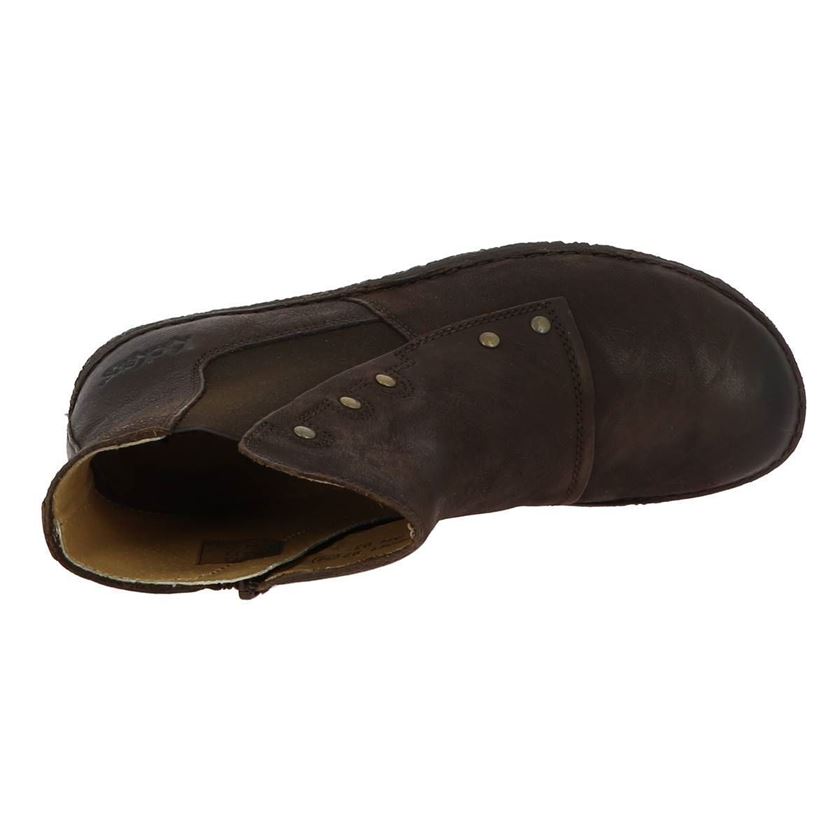 Bottines femme Kickers happli marron VoShoes