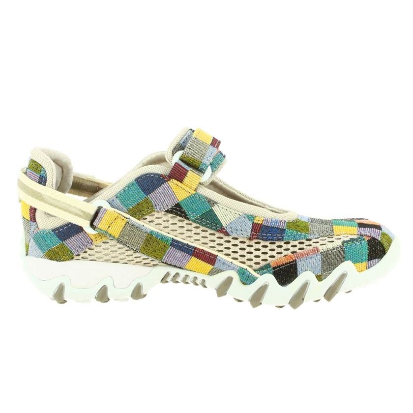 EDERLA LOW CUT NIRO:Multicolore/Cuir, Synthétique/Cuir, Textile/Caoutchouc/Multicolore