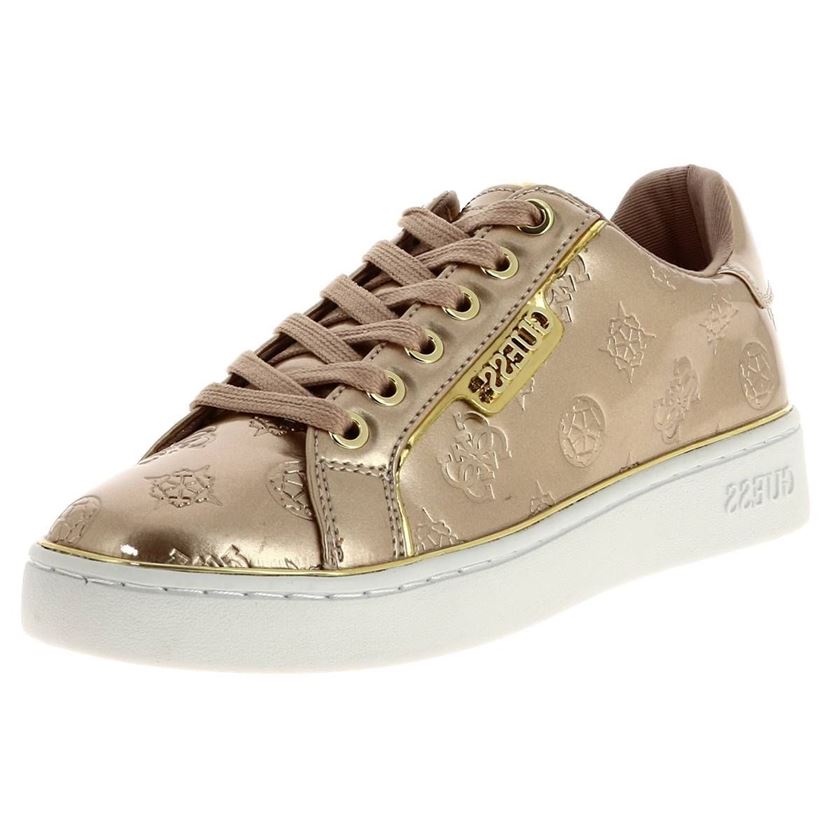 Basket guess femme doré store