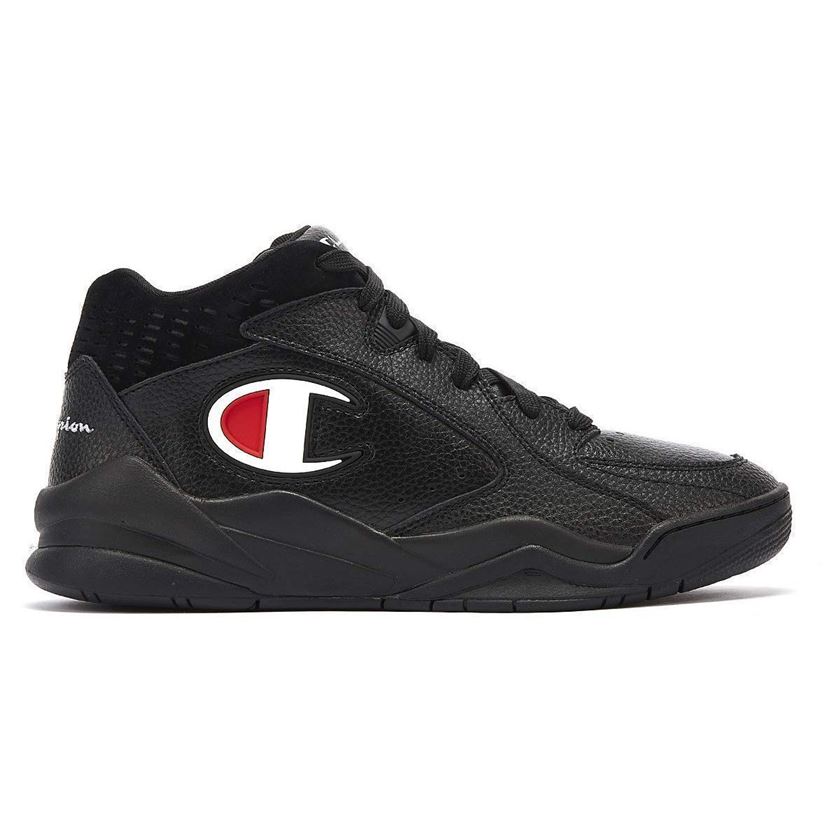 VOLT TRAKE SUEDE MID:Noir/Cuir/Textile/Caoutchouc/Noir