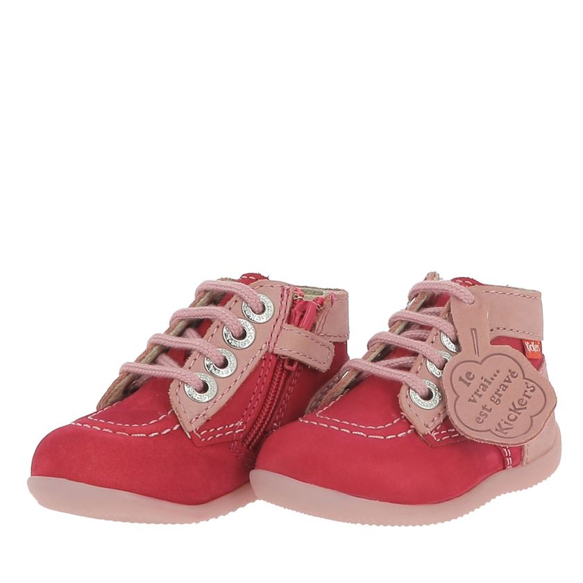 Bottines bébé fille Kickers Bonzip