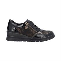 EURO SPRINT MID LACE R0701:Noir/Cuir/Cuir/Caoutchouc/black