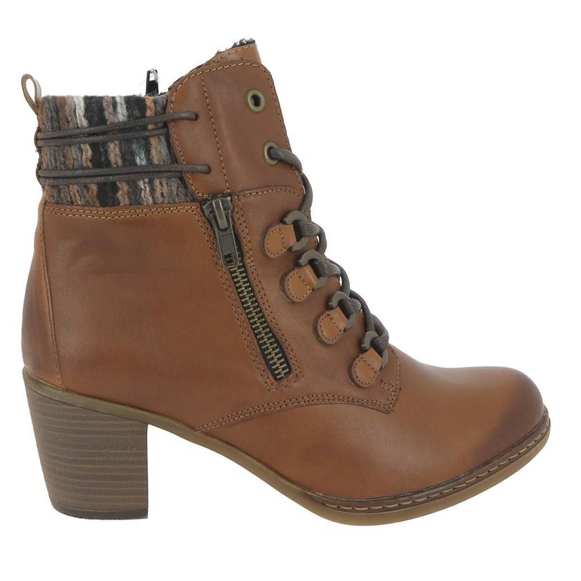 ISIDOR JULIA:Marron/Cuir/Textile/Synthétique/Marron
