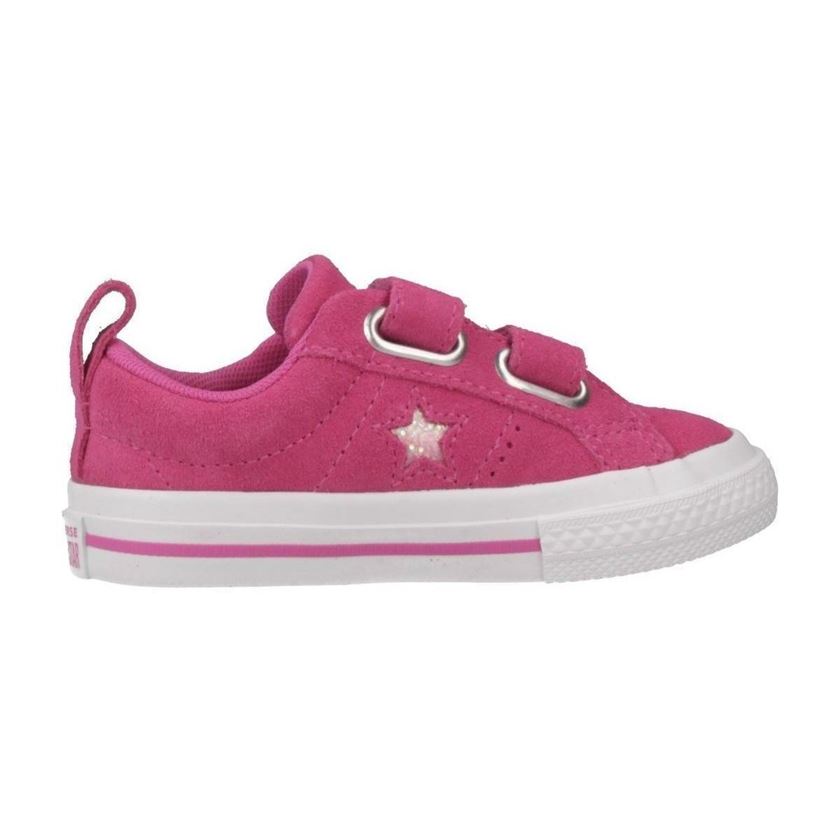 GEL-ZARACA 3 ONE STAR 2V OX:Rose/Cuir/Textile/Caoutchouc/Rose