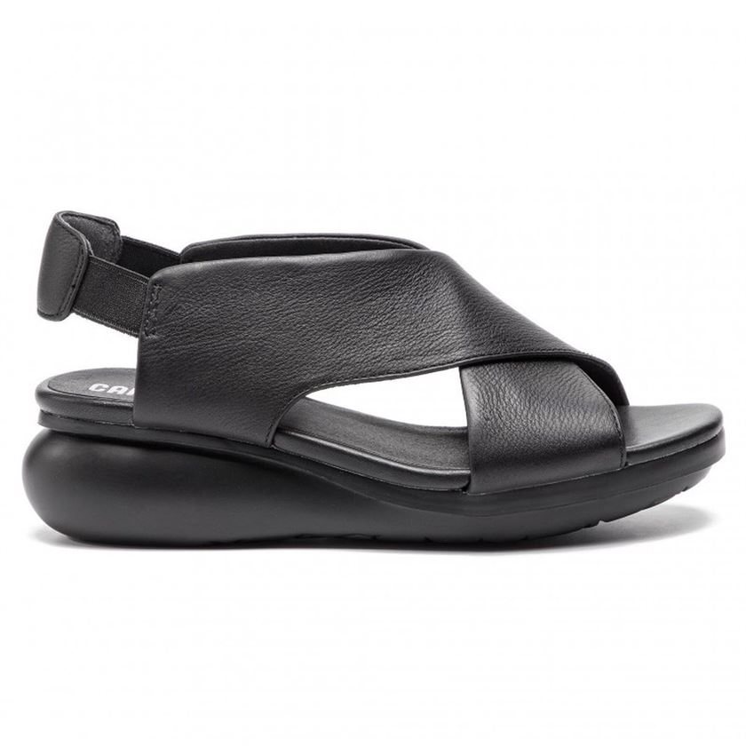 RIO COAST MILA BALLOON:Noir/Cuir/Cuir/Caoutchouc/Noir
