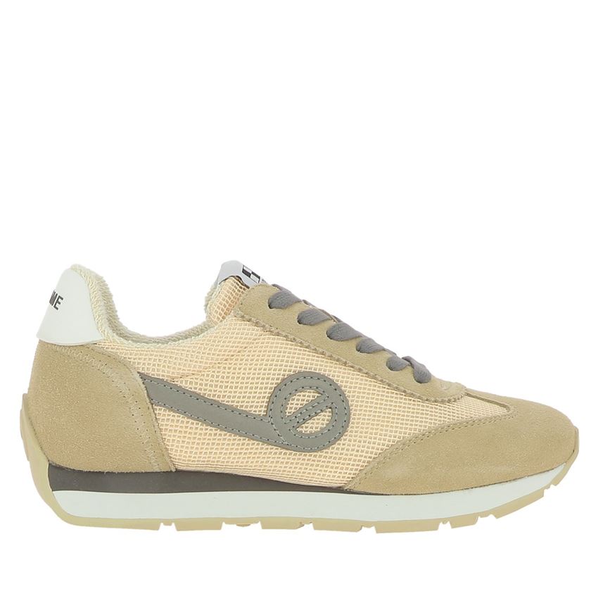 JULIEN2 ACTIVE CITY RUN JOGGER SUEDE:Beige/Cuir/Textile/Caoutchouc/Beige