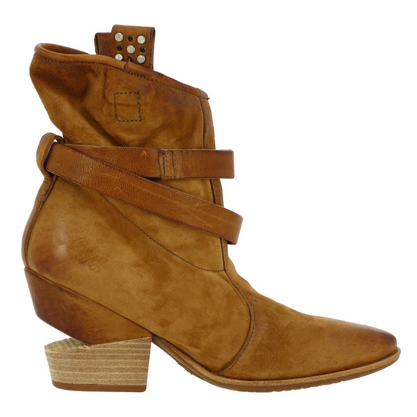 HADAMIA RITTA:Marron/Cuir/Cuir/Synthétique/Camel