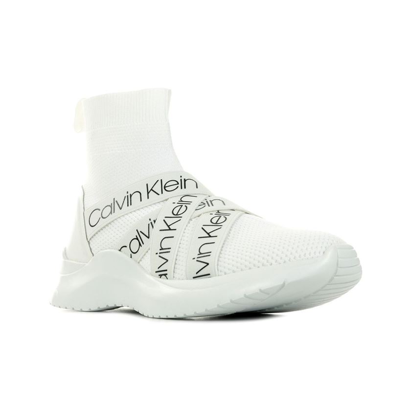 Basket calvin online klein femme chaussette