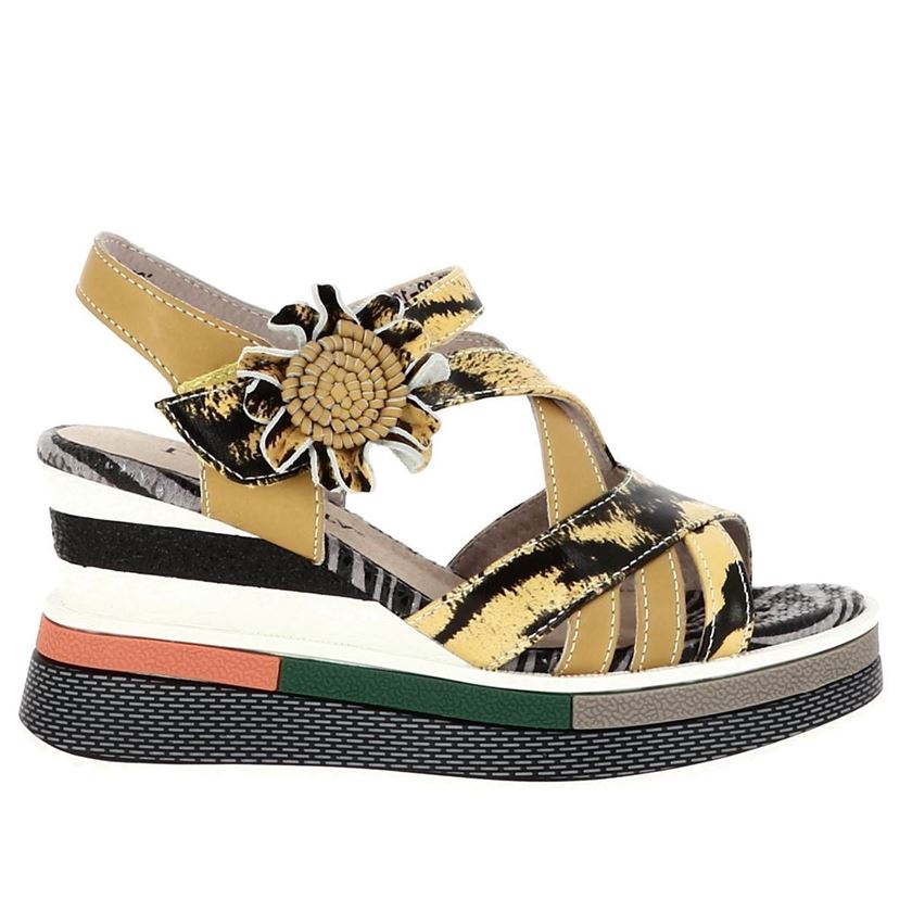 I411210D DACDDYO 03:Jaune/Cuir/Cuir/Synthétique/Jaune
