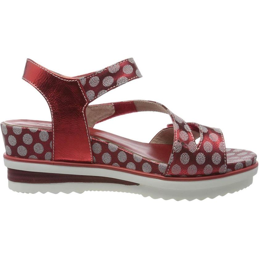 RESET SNEAKER W DICEZEO 032:Rouge/Cuir/Cuir/Caoutchouc/Rouge