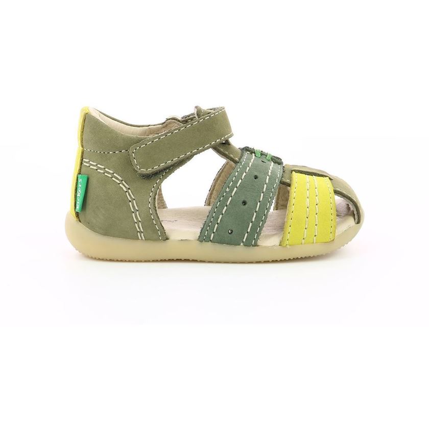 JESTER N F4I BIGBAZAR-2:Vert/Cuir/Cuir/Caoutchouc/Vert