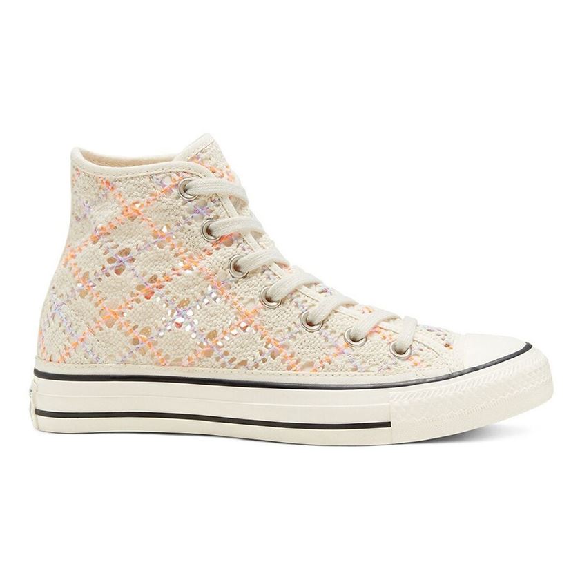 CORALIE CTAS ALL STAR HI:Beige/Textile/Textile/Caoutchouc/Beige