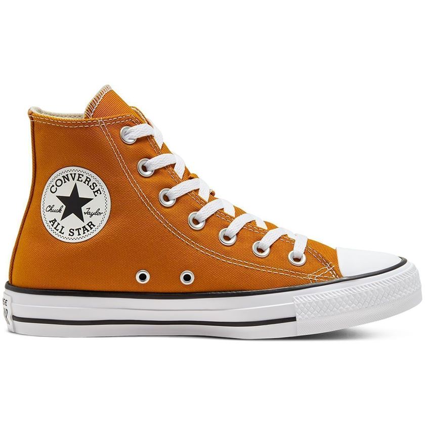 NOLANA SML GIRLFRIEN CTAS ALL STAR HI:Jaune/Textile/Textile/Caoutchouc/Safran
