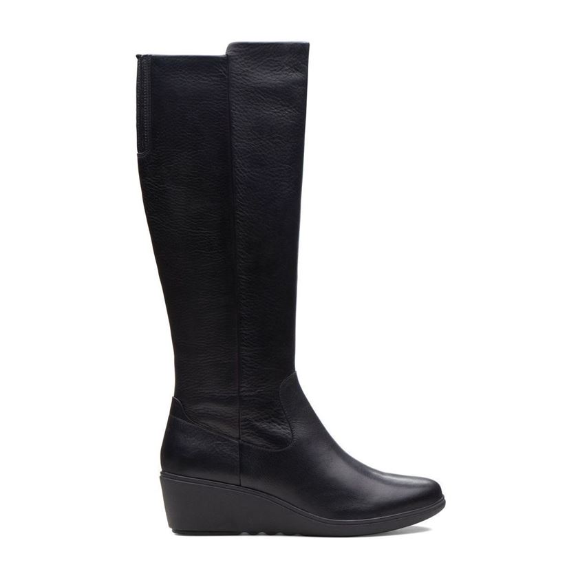 7046 UN TALLARA ESA:Noir/Cuir/Synthétique/Caoutchouc/Noir