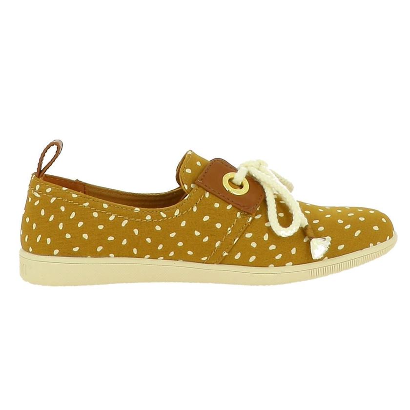 RUNNER STONE ONE W FLOCON:Jaune/Textile/Textile/Caoutchouc/Jaune