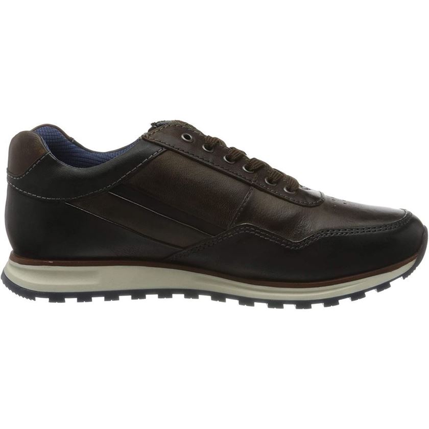 S0136 LEMANS:Marron/Cuir/Textile/Synthétique/Marron