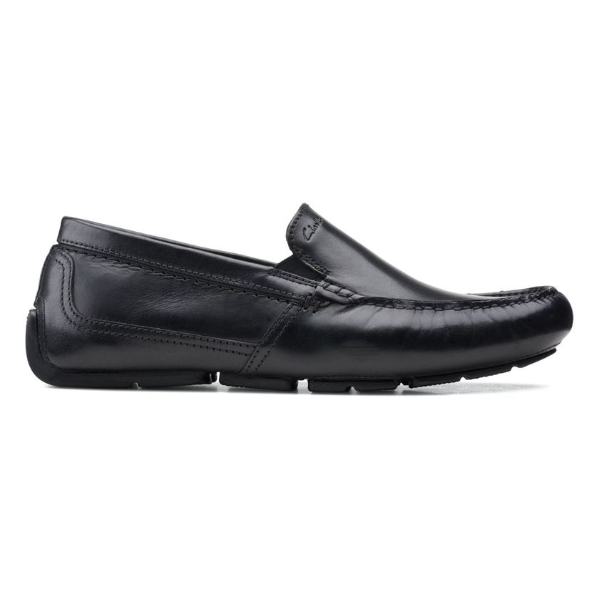 EDERLA LOW CUT MARKMAN PLAIN:Noir/Cuir/ND/Caoutchouc/Noir