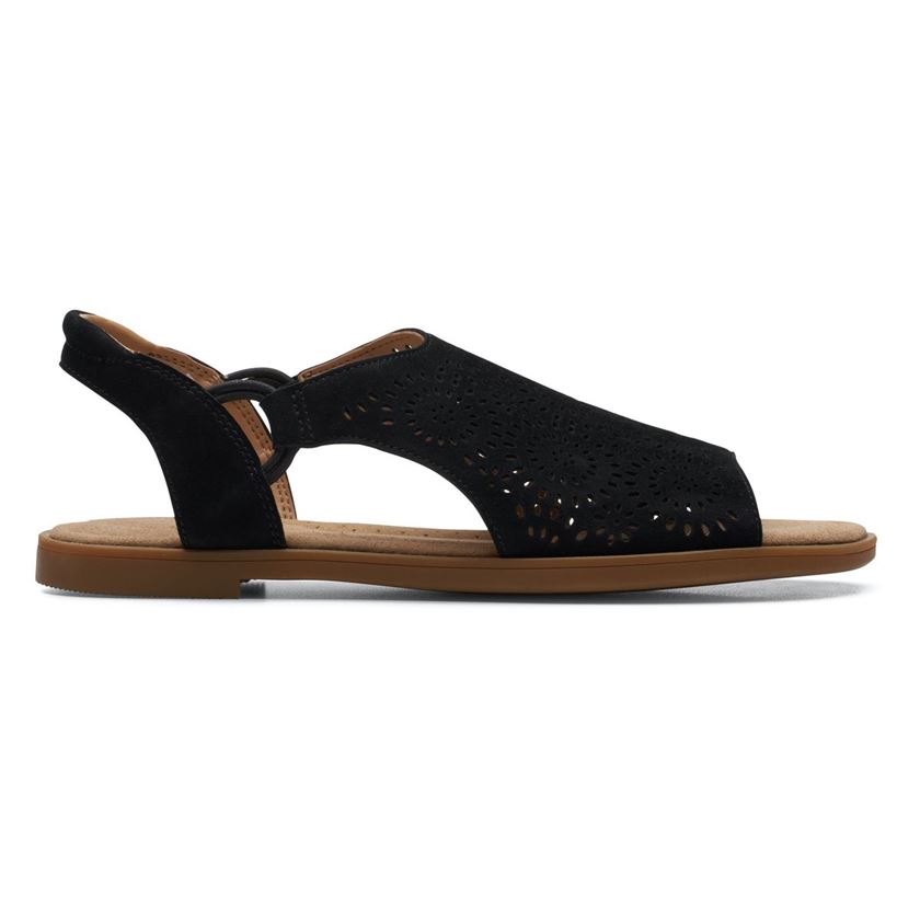 1216721 REYNA SWIRL:Noir/Cuir/Textile/Caoutchouc/Noir