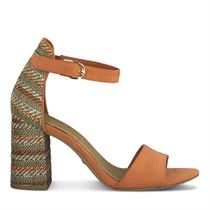 TENNIS ROMY SANADIL:Orange/Textile/Cuir/Synthétique/Orange