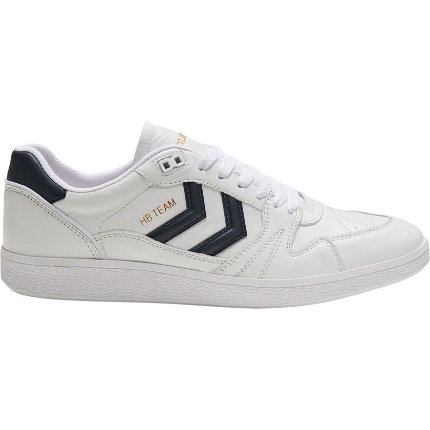 HADAMIA HB TEAM LEATHER:Blanc/Cuir/Textile/Caoutchouc/Blanc