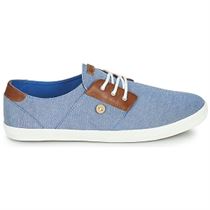 HOOPS 2.0  CMF I CYPRESSME COTTON LEATHER:Bleu/Cuir, Textile/Textile/Caoutchouc/Bleu