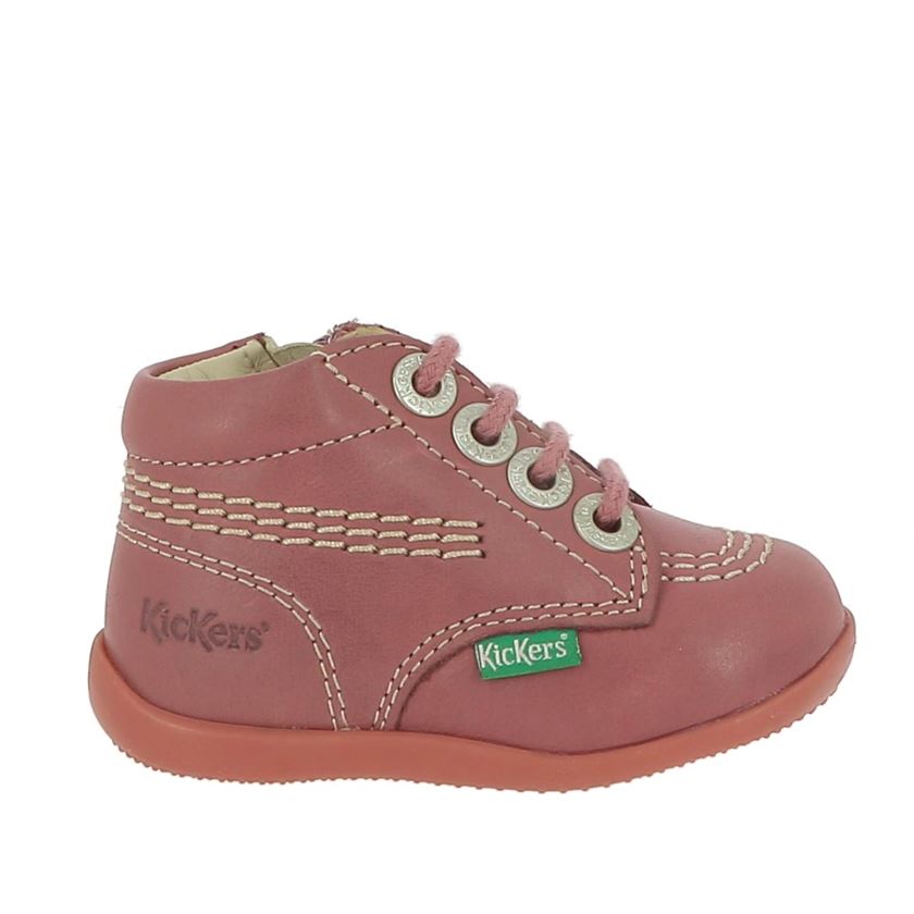74VA4BL1 BILLYZIP-2:Rose/Cuir/Cuir/Caoutchouc/Rose