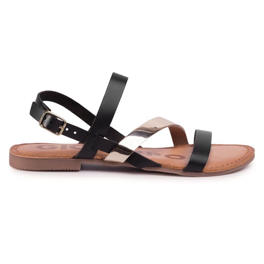 33623 VANCE:Noir/Cuir/Cuir/Caoutchouc/Noir