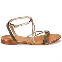 TENNIS ROMY HIRONBUC:Vert/Cuir/ND/Cuir/Kaki