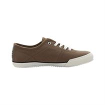 TENNIS ROMY HERMAE:Marron/Textile/Cuir/Caoutchouc/Marron